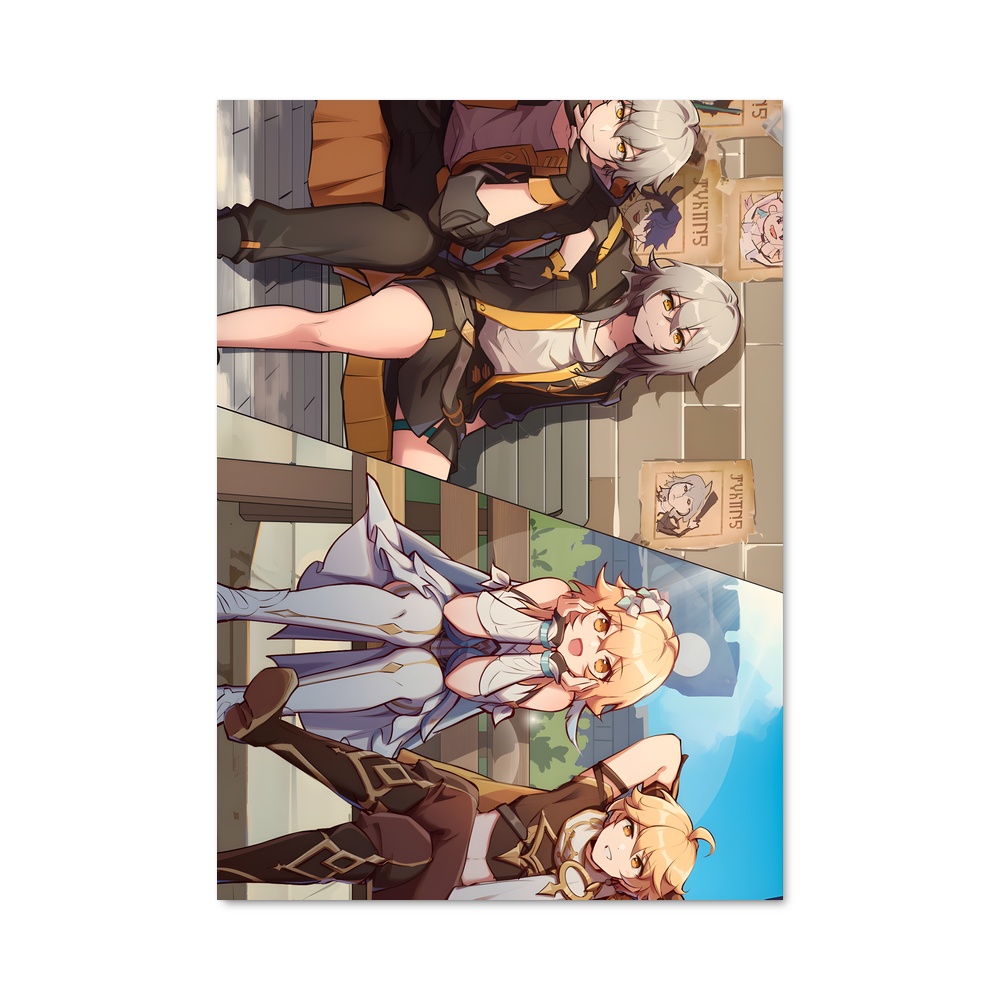 Poster Voyageurs d'Inazuma
